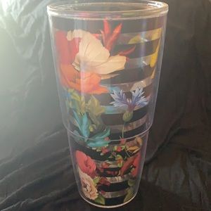 Tervis 24 oz tumbler stripe/tropical floral